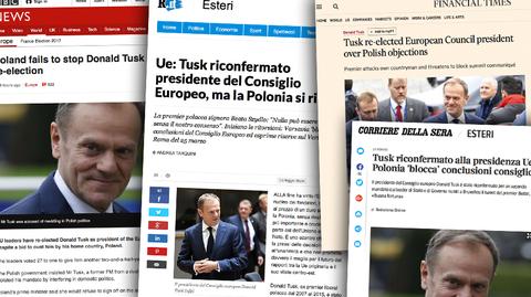 "Historyczny policzek dla Kaczyńskiego". Zagraniczne media po reelekcji Tuska