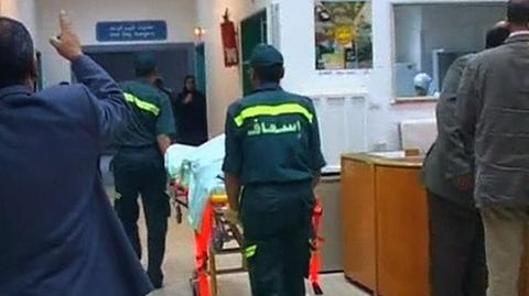 Ranni trafili do szpitali w Kairze i Aswan