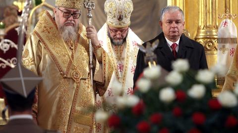 Lech Kaczyński modlił się z prawosławnymi