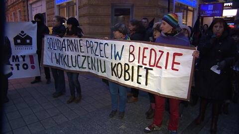 Manifestacja kobiet w Poznaniu 