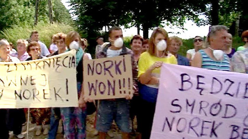 "Norki won". Mieszkańcy nie chcą fermy