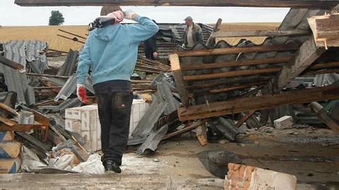 Nawałnice zniszczyły w Gorzkowicach kilkadziesiąt domów