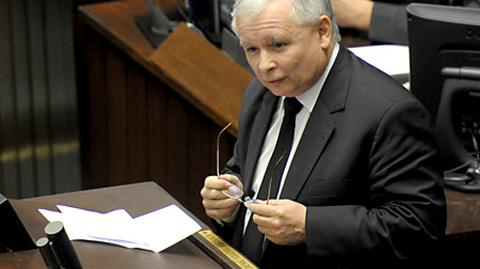 Platforma o słowach Kaczyńskiego