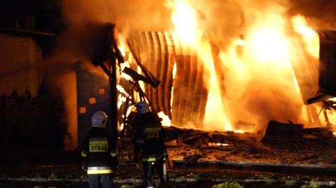 W centrum Czerska spłonął bar