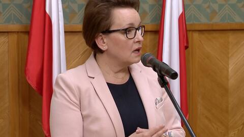 Minister Zalewska przedstawiła reformę edukacji