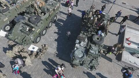 Piknik wojsk NATO na wrocławskim Rynku