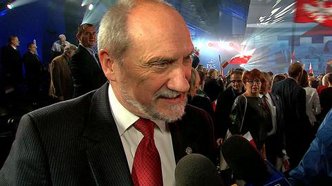 Antoni Macierewicz komentuje zwycięstwo wyborcze PiS