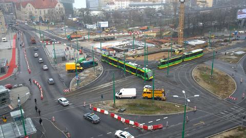 Po ponad trzech latach tramwaje wróciły na rondo Kaponiera