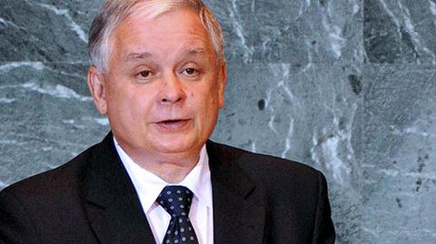 Nie możemy relatywizować prawa międzynarodowego - przekonywał prezydent Kaczyński