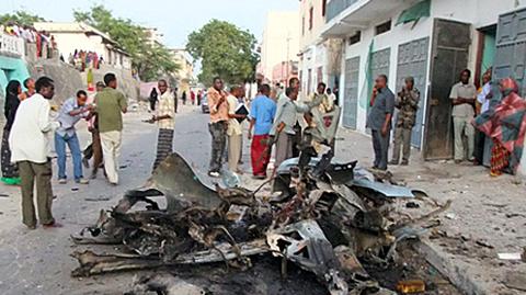 Zamach bombowy w stolicy Somalii