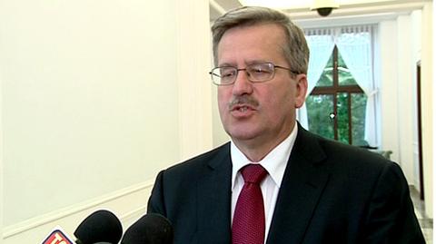 Komorowski dzwonił do Palikota ws. wiecu