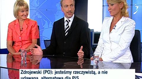 Zdrojewski: PO jest rzeczywistą alternatywą dla PiS