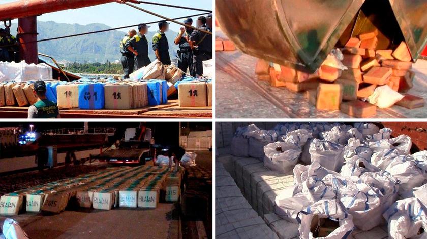 20 ton haszyszu ukryty w ładunku drewna. Statek płynął do Libii