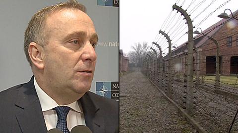 Schetyna: Czołgiem, który rozbił bramę Auschwitz, dowodził Ukrainiec. Powiedziałem prawdę
