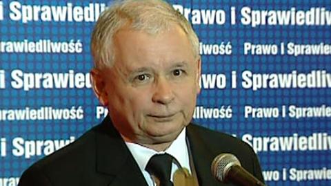 Jarosław Kaczyński o incydencie pod KPRM
