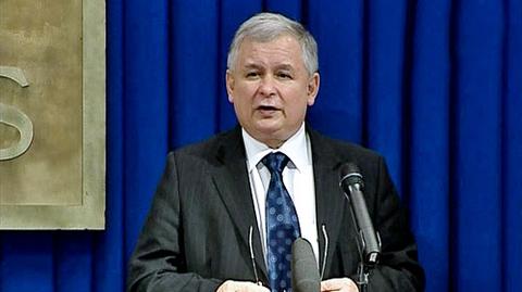 Jarosław Kaczyński: Nie chcemy, by PO wycofała się z tego, co wynegocjował prezydent