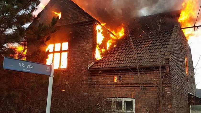 Pożar w podkrakowskim Czernichowie 