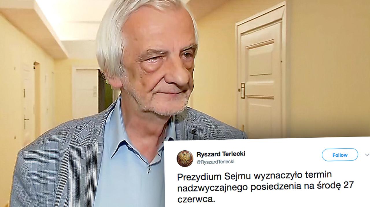 Terlecki podał datę nadzwyczajnego posiedzenie Sejmu - TVN24