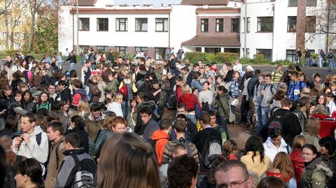 O ewakuacji szkoły mówi Andrzej Sławacki ze Straży Pożarnej w Lublinie