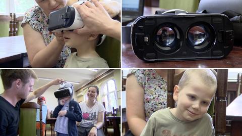 Dzieci chore na raka przenoszą się do wirtualnej rzeczywistości