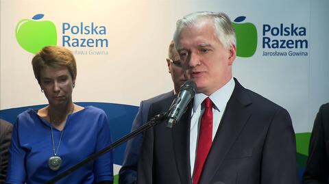 Jarosław Gowin przekonywał, że to "zdroworozsądkowy program prawicy"
