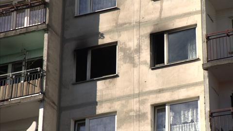 Pożar mieszkania w Mysłowicach 