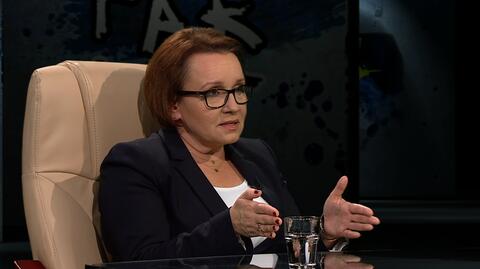 Anna Zalewska o likwidacji gimnazjów 