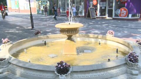 Policja znalazła wandali, którzy zniszczyli fontannę w Słupsku 