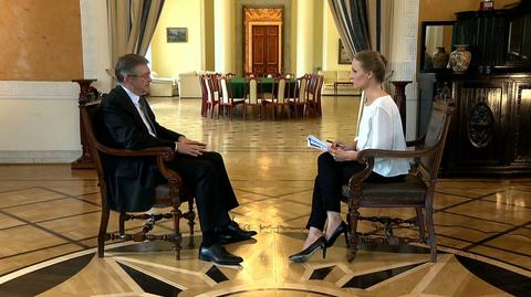 Cała rozmowa Brygidy Grysiak z ambasadorem Rosji Siergiejem Andriejewem