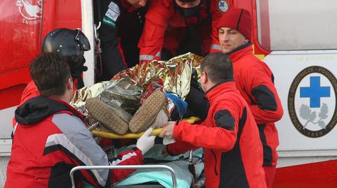 Lekarz ze szpitala w Zakopanem o stanie poszkodowanych w wypadku