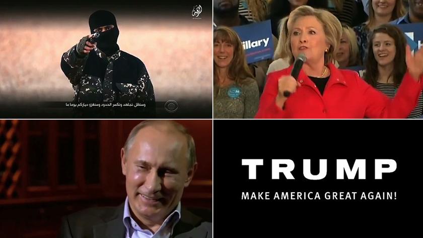 Szczekająca Clinton, Putin i dżihadysta. Ten spot nie spodobał się Kremlowi