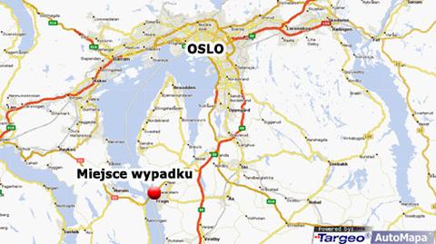 Polska ciężarówka spłonęła w norweskim tunelu
