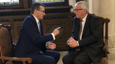 PM Morawiecki: I'm under impression that Juncker is looking for a compromise