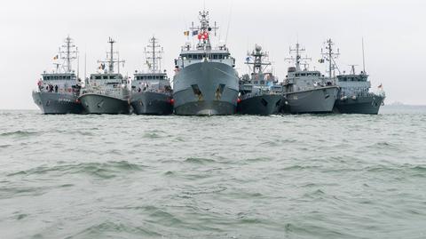 Ćwiczenia okrętów NATO