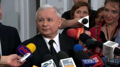 Jarosław Kaczyński ocenił decyzje zarządu PO