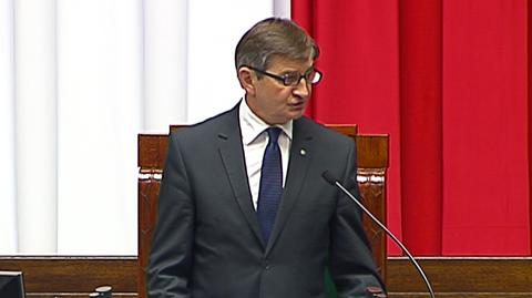 Marek Kuchciński marszałkiem Sejmu 