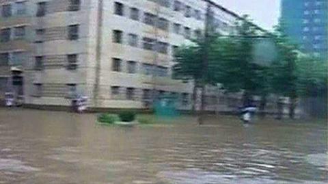 Powódź w Korei Płn.