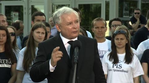 Jarosław Kaczyński zakończył kampanię w Rzeszowie
