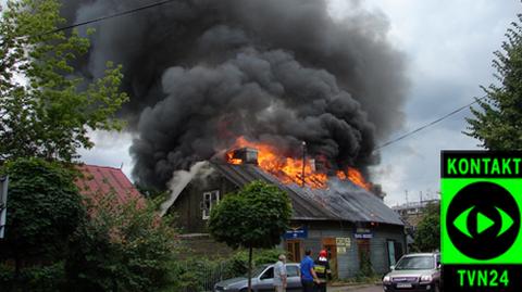 Pożar w Mińsku Mazowieckim