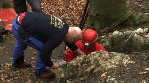 Ok. 30-letni mężczyzna zginął w jaskini Wierna