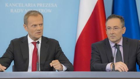 Donald Tusk "jak dobry car pokaże złych bojarów". "Głowa ministra Sienkiewicza leży już na talerzu"
