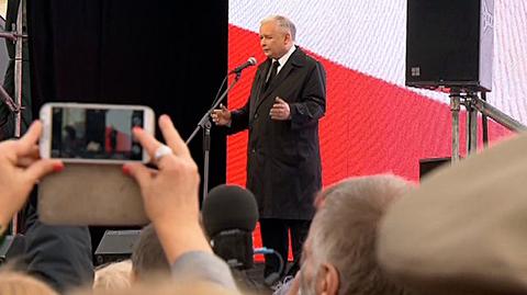 Jarosław Kaczyński w 4. rocznicę katastrofy smoleńskiej 