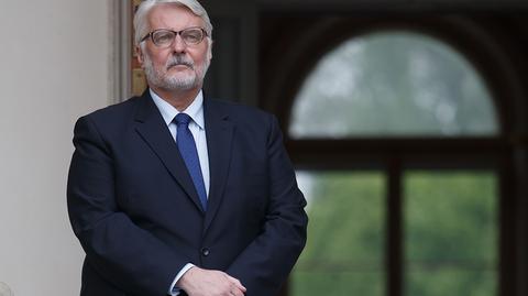 Witold Waszczykowski jest szefem MSZ