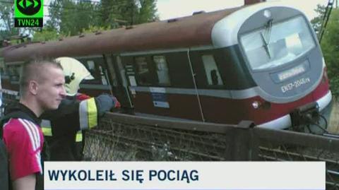 Pociąg wykoleił się w Poznaniu