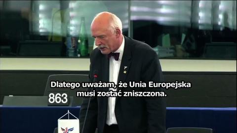 Janusz Korwin-Mikke oznajmia