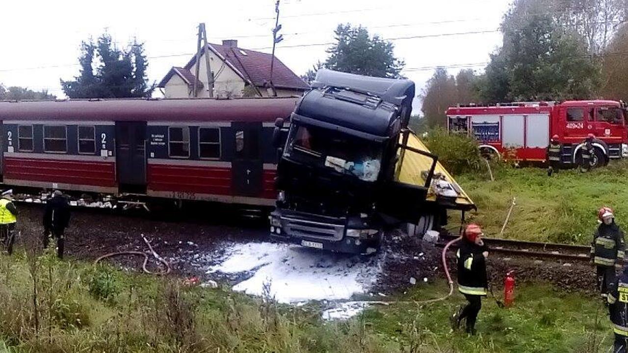 Daszewo Zderzenie Pociągu Z Tirem Tvn24