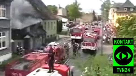 Ogień strawił pięć aut (film: Bogusław)