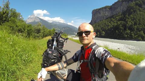 Rowerem przez Europę, by zdobyć Mont Blanc