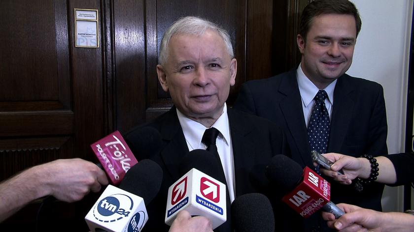Kaczyński: Odwołaliśmy ministra skarbu, to dobra wiadomość