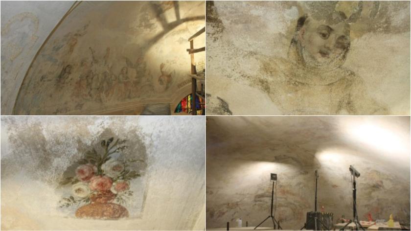 Freski sprzed 300 lat odkryte w Kłodzku 